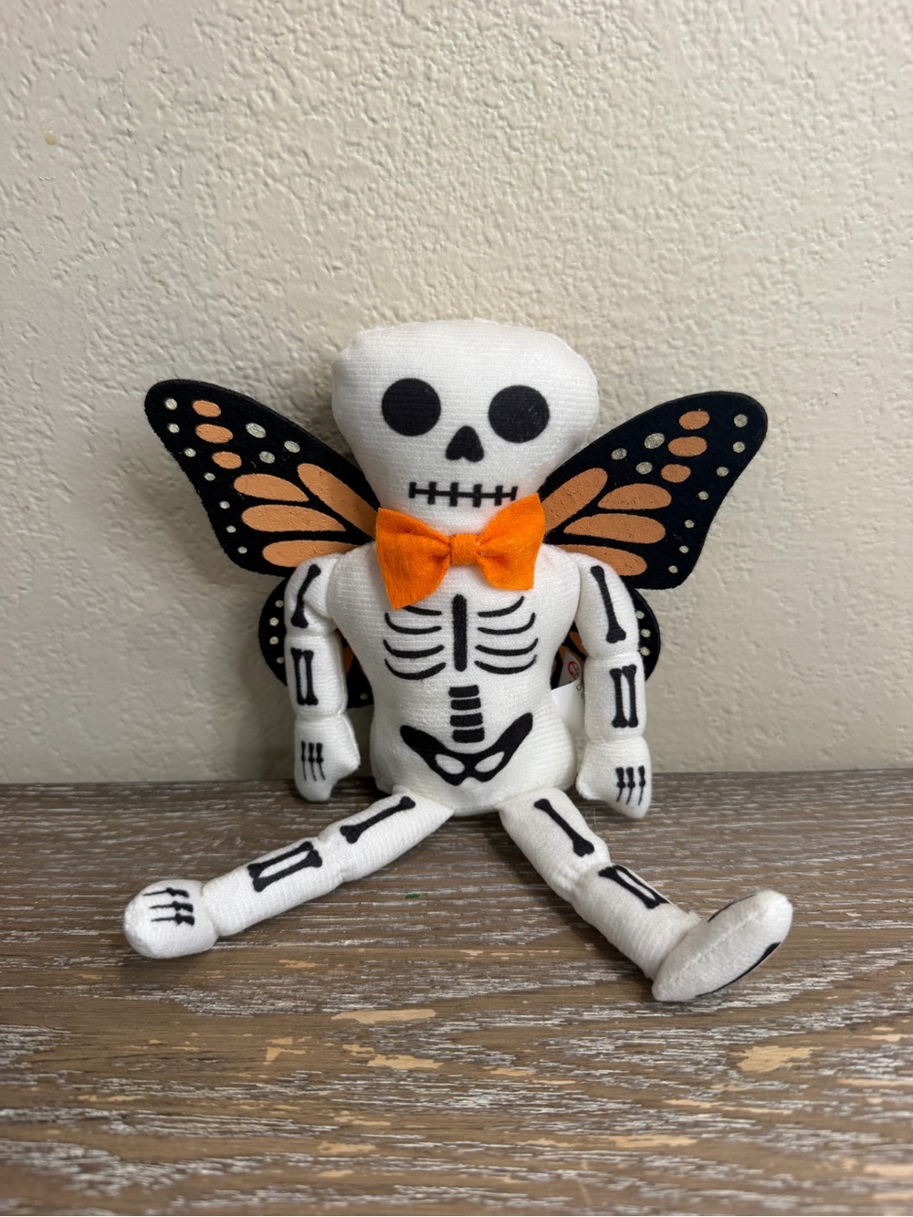 Soft Figural Skeleton Butterfly Plush with Orange Bow Target Bullseye 2026